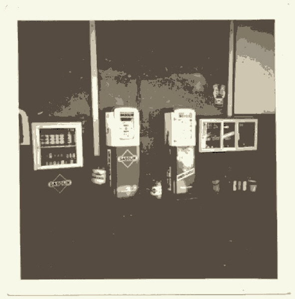 Tankstelle Ludwigshöhstraße 48, 1952