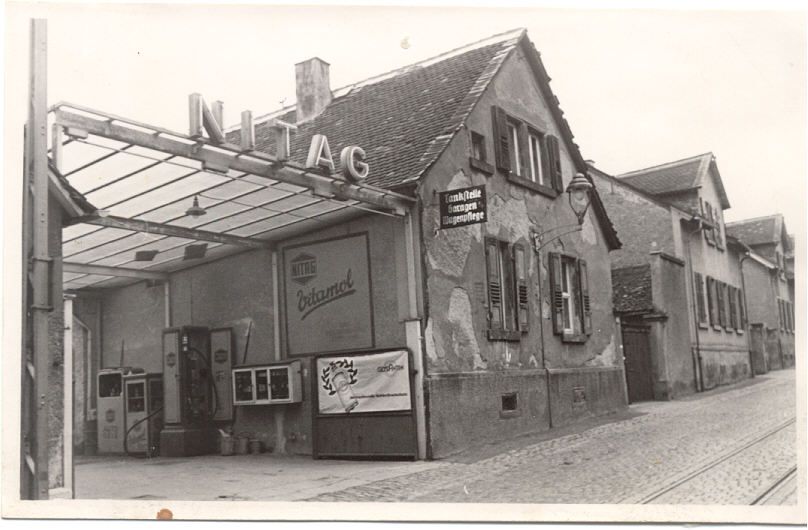 Tankstelle Ludwigshöhstraße 48, 1952